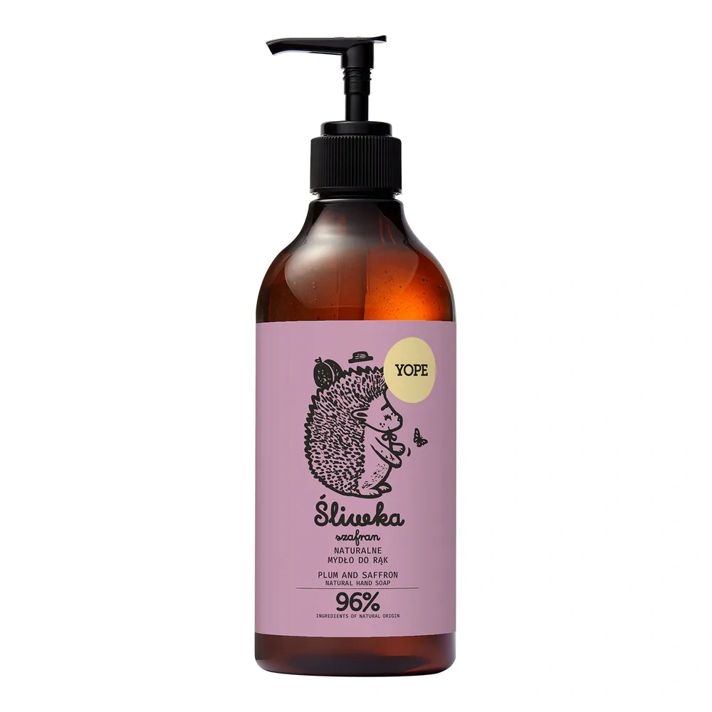 Yope naturalne mydło do rąk w płynie Śliwka & Szafran 500 ml