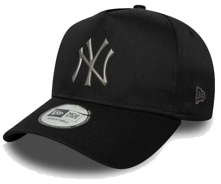 Czapka z daszkiem NEW ERA NYY MLB Metallic 9FORTY E-Frame czarna