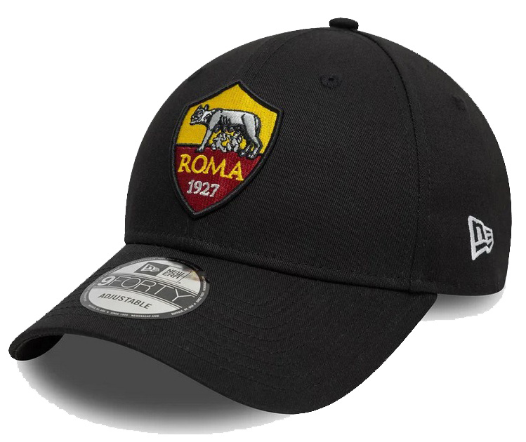 Czapka z daszkiem NEW ERA AS Roma Core 9FORTY Adjustable Cap czarna