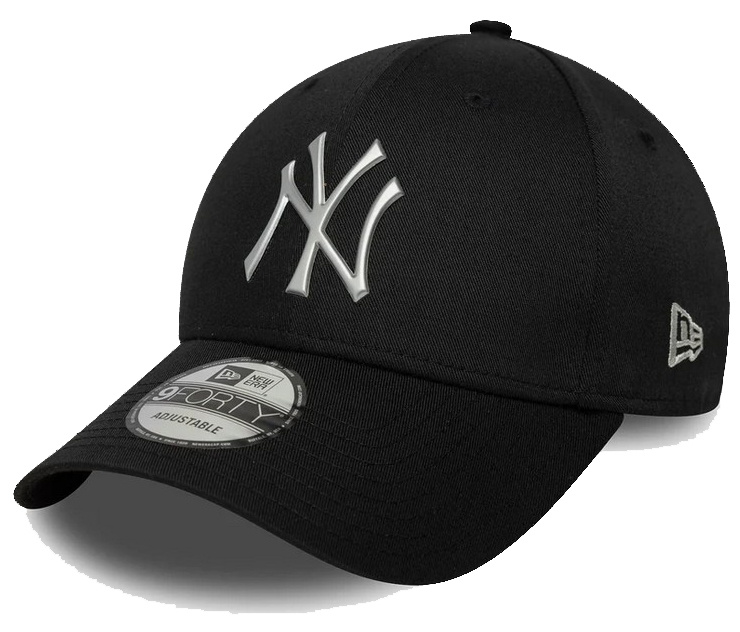 Czapka z daszkiem NEW ERA NYY MLB Metallic 9FORTY Cap Czarna
