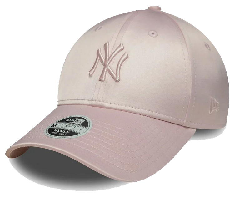 Czapka z daszkiem NEW ERA NYY Womens MLB Satynowa 9FORTY różowa