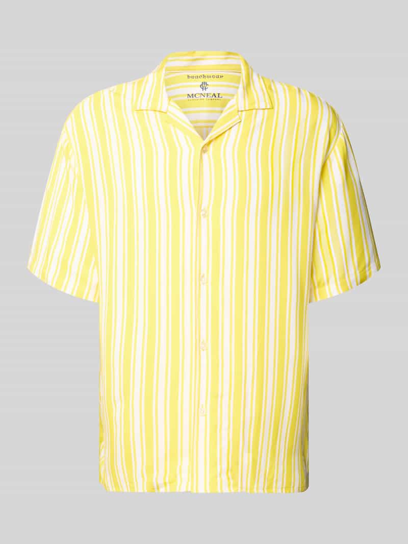 Koszula casual z czystej wiskozy w kroju regular fit model 'Resort'