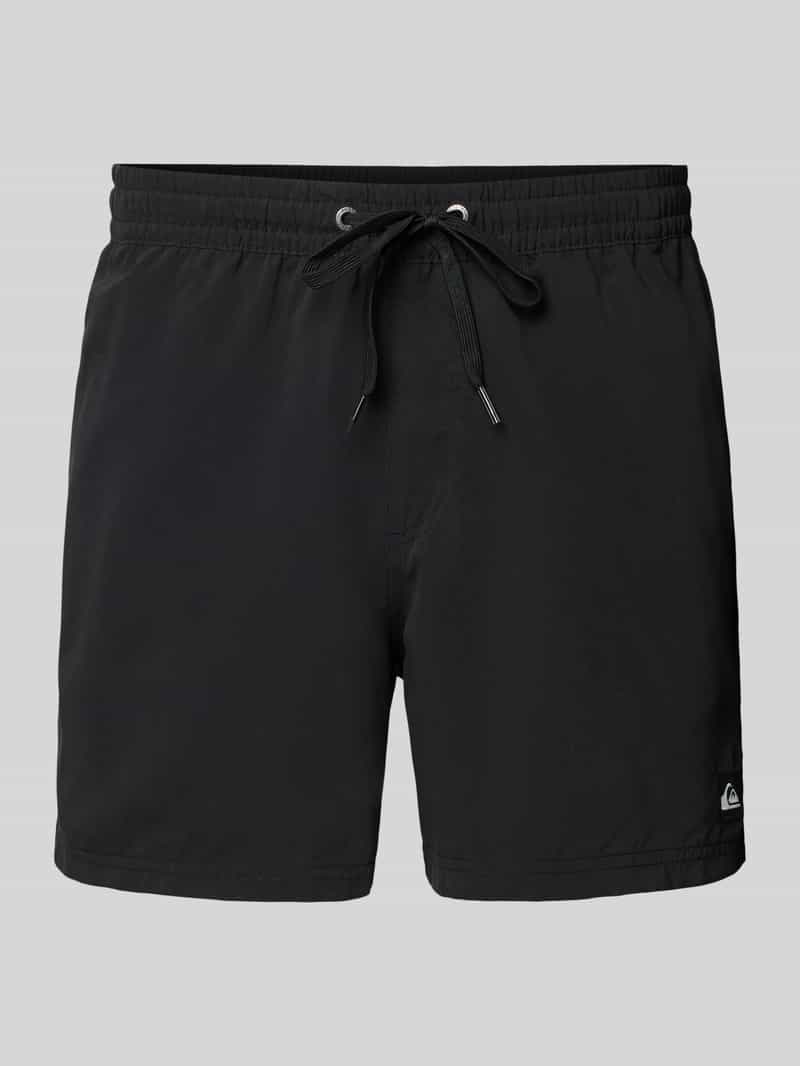 Spodenki kąpielowe o kroju regular fit z naszywką z logo Model 'Everyday'