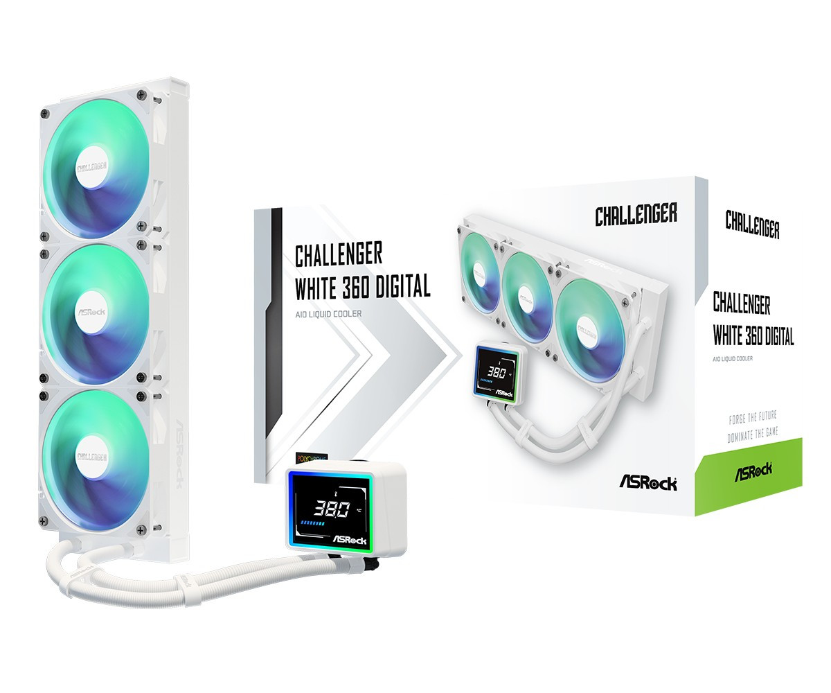 Chłodzenie ASRock Challenger White 360 Digital 90-ACLA36-WAAGA6