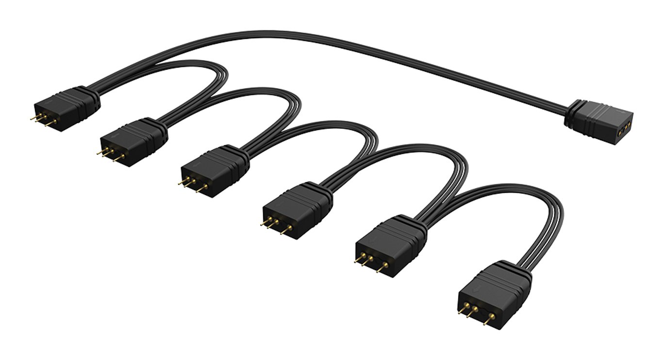 Akasa AK-CBLD13-85BK wewnętrzny kabel zasilający 0,85 m