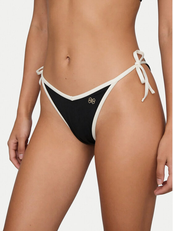 Guess Dół od bikini E6GO20 MC04R Czarny