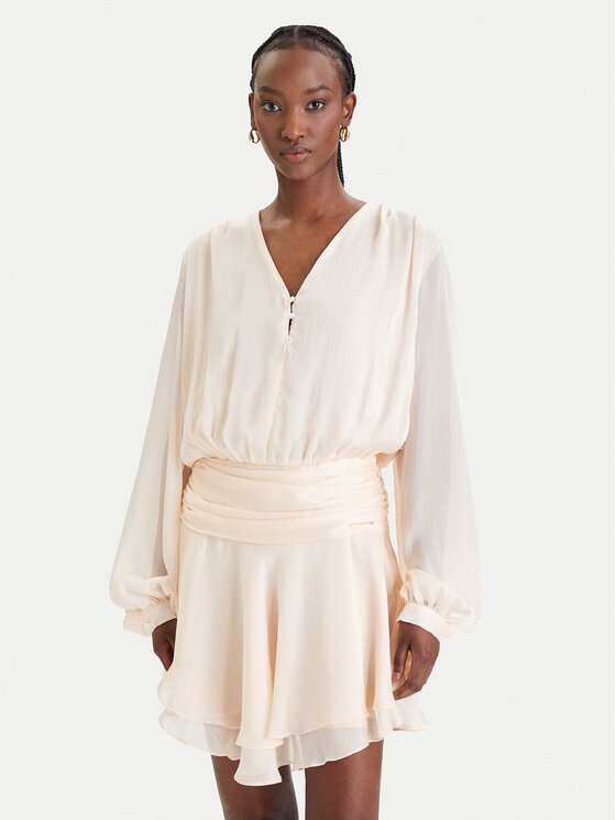 Guess Sukienka koktajlowa W6GK46 W1931 Pomarańczowy Regular Fit