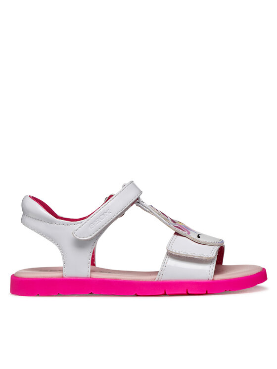 Geox Sandały J Sandal Joyfoot Gir J65P1C 000HH C1441 D Biały