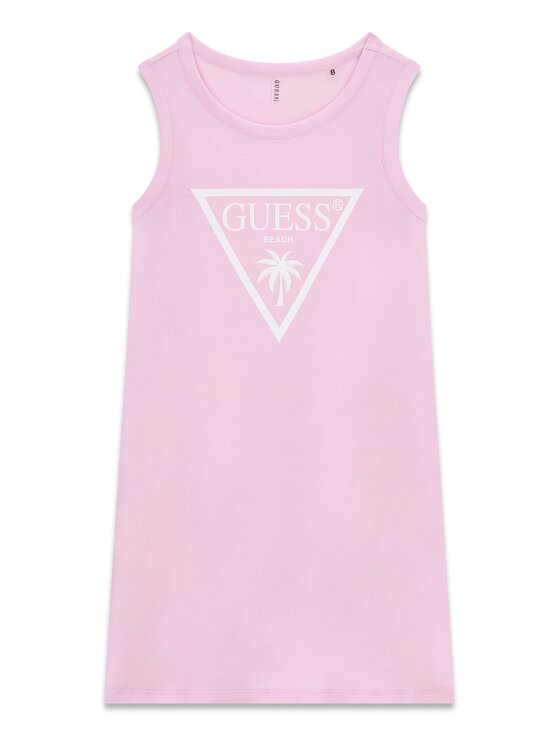 Guess Sukienka codzienna J6GK25 JA914 Różowy Regular Fit