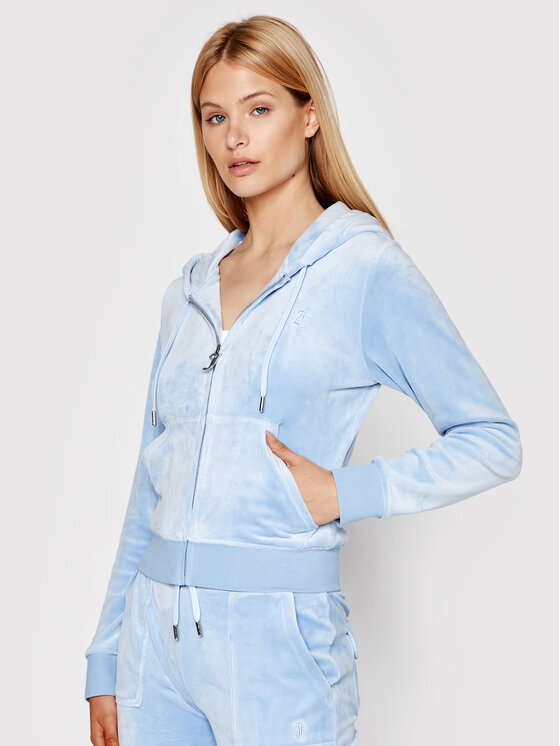 Juicy Couture Bluza Robertson JCAP176 Niebieski Slim Fit