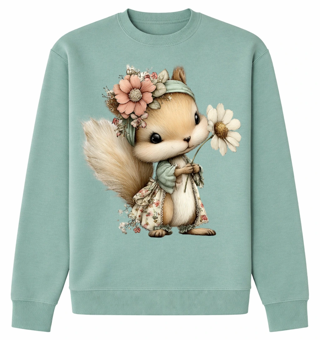 Bluza damska z wiewiórką