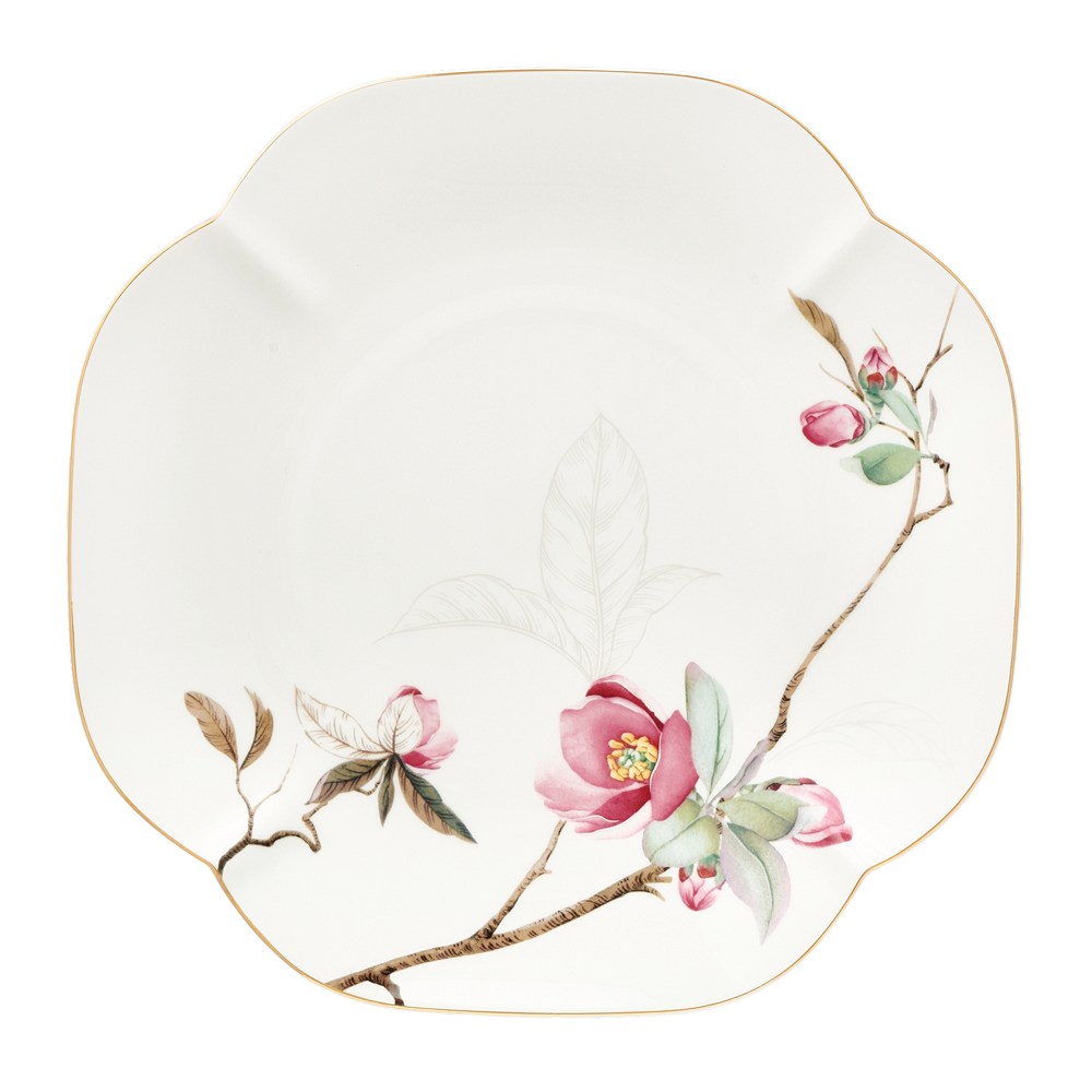 Talerz do ciasta porcelanowy 25 x 25 cm SPIRIT of JAPAN