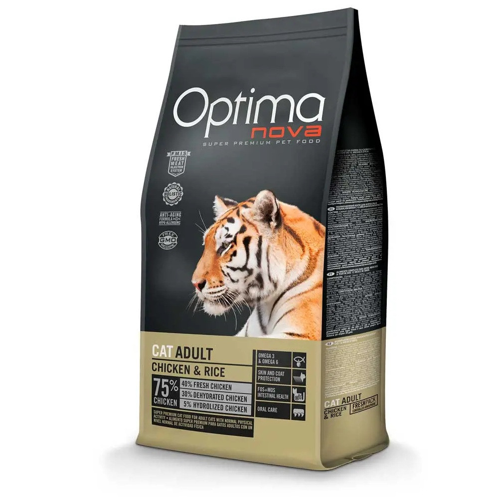 OPTIMANOVA Cat Chicken - sucha karma dla kota - 6kg