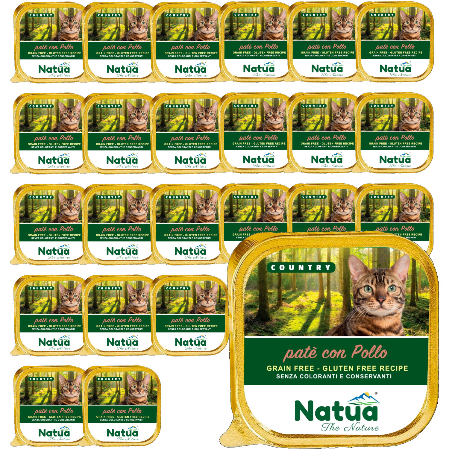 NATUA Country Kurczak - mokra karma dla kota - 24x100g