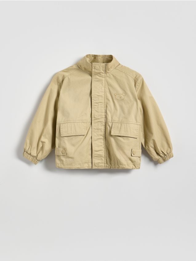 Reserved - Kurtka ze stójką - beżowy