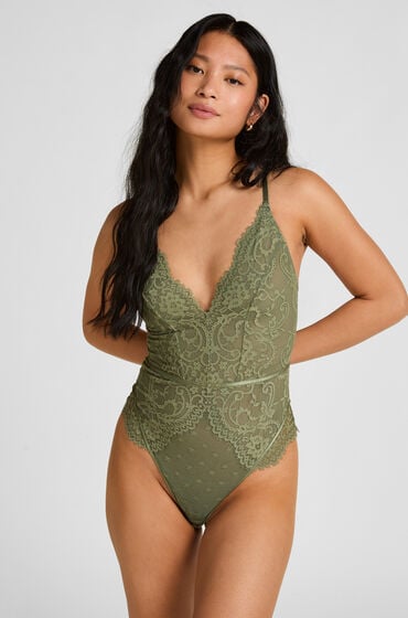 Hunkemöller Body Valora Zielony