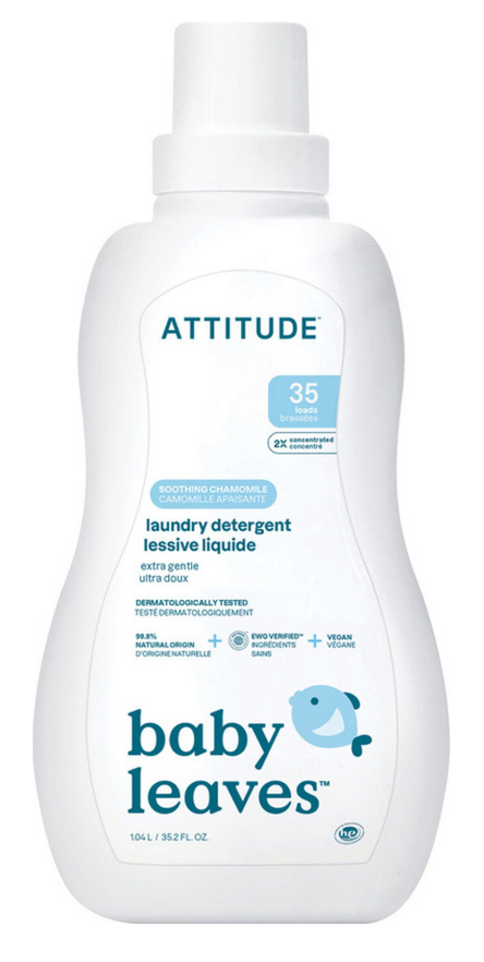 Attitude BABY LEAVES, Płyn do prania dla dzieci, Rumianek, 1,05 l