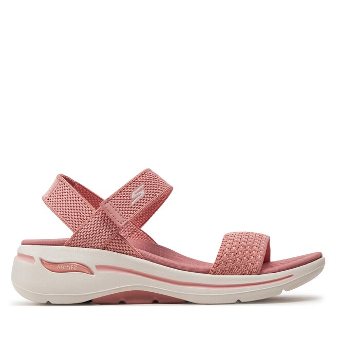 Sandały Skechers Go Walk Arch Fit Sandal-Polished 140264/ROS Różowy