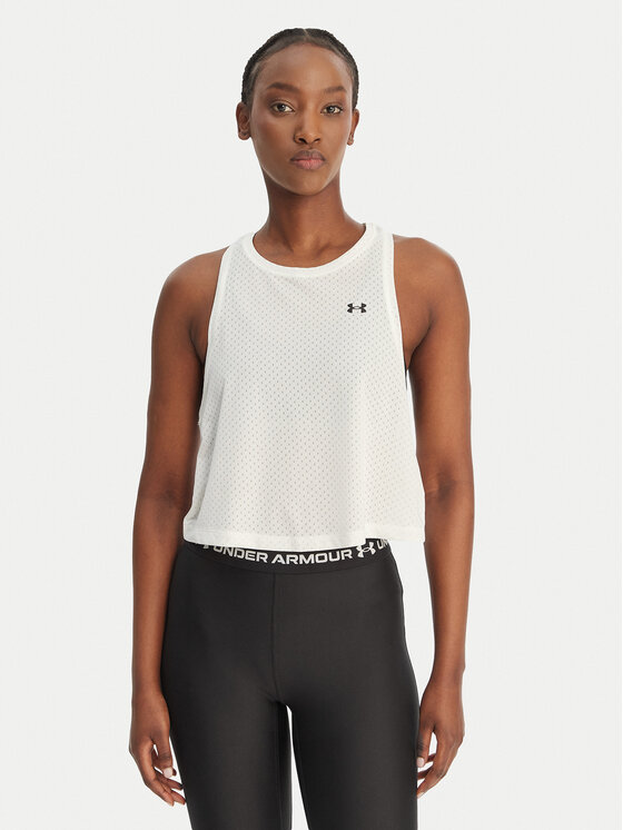Under Armour T-Shirt Motion 6011229 Biały Slim Fit