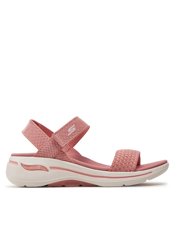 Skechers Sandały Go Walk Arch Fit Sandal-Polished 140264/ROS Różowy