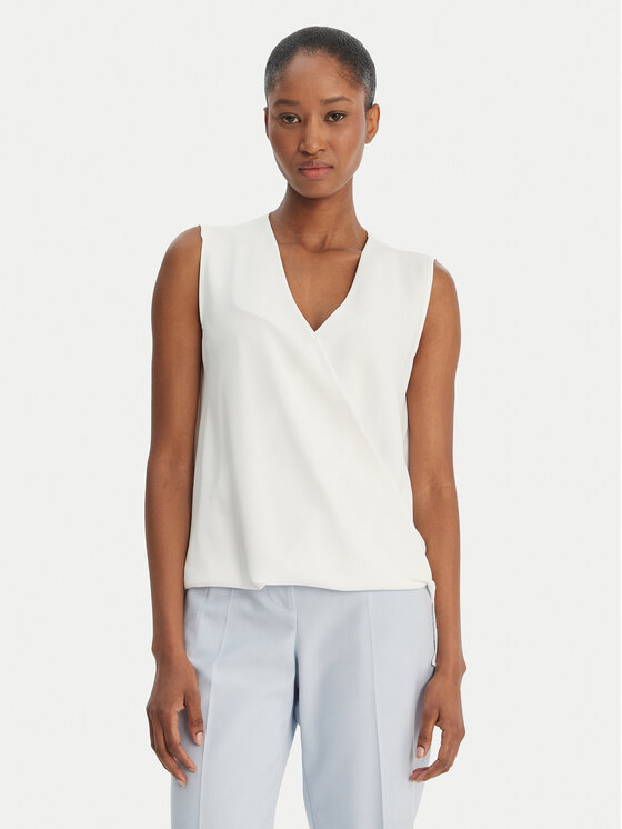 Rinascimento Bluzka CFC0128622003 Biały Regular Fit