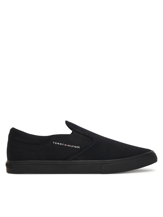 Tommy Hilfiger Tenisówki Vulc Core Slip On FM0FM05689 Czarny