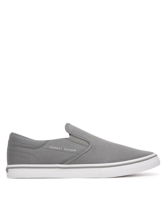 Tommy Hilfiger Tenisówki Vulc Core Slip On FM0FM05689 Szary