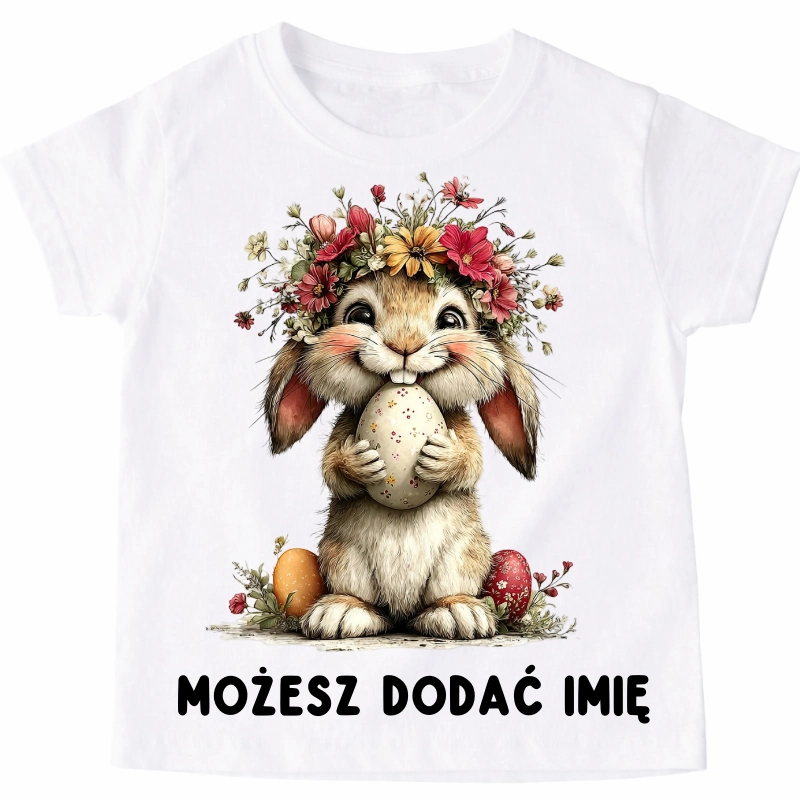 Koszulka z zajączkiem na Wielkanoc - wzór zajączek1