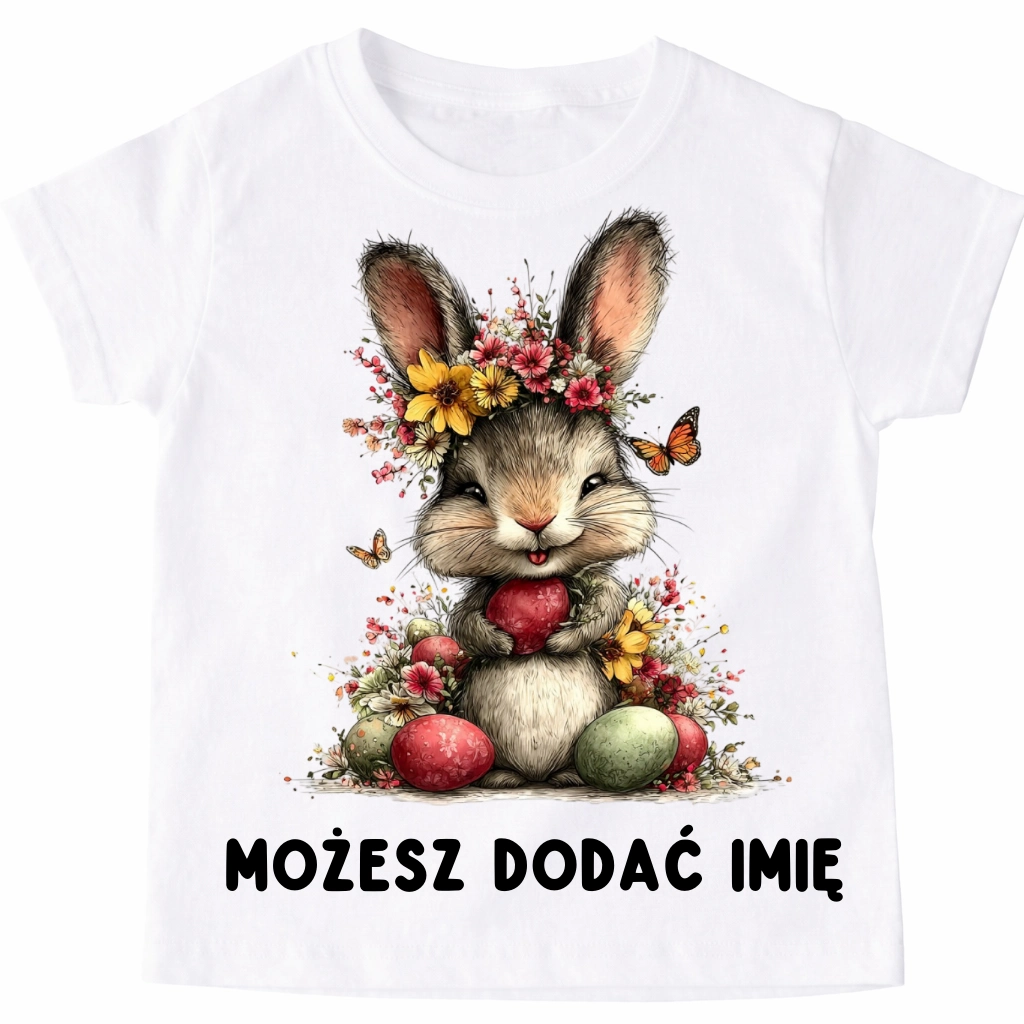 Koszulka z zajączkiem na Wielkanoc - wzór zajączek2