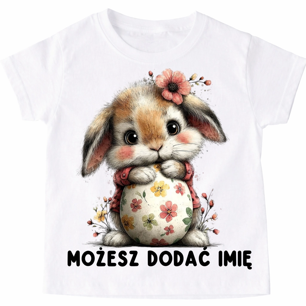 Koszulka z zajączkiem na Wielkanoc - wzór zajączek4