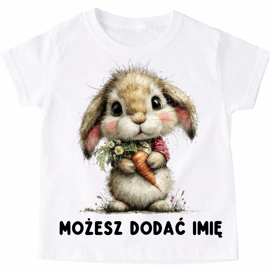 Koszulka z zajączkiem na Wielkanoc - wzór zajączek6