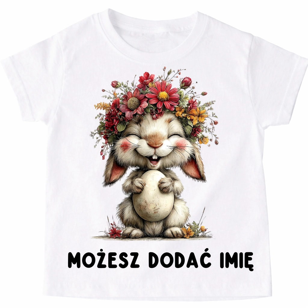 Koszulka z zajączkiem na Wielkanoc - wzór zajączek7