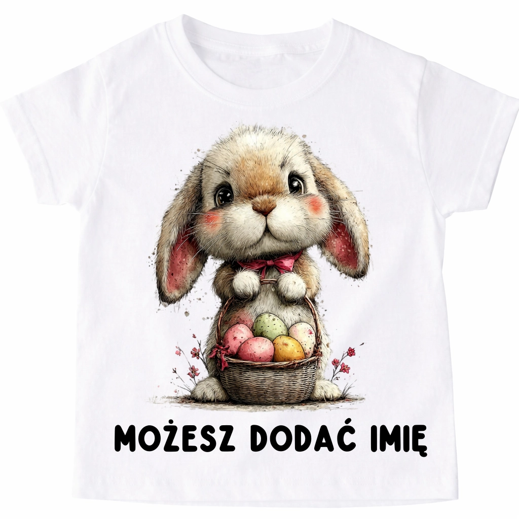 Koszulka z zajączkiem na Wielkanoc - wzór zajączek8