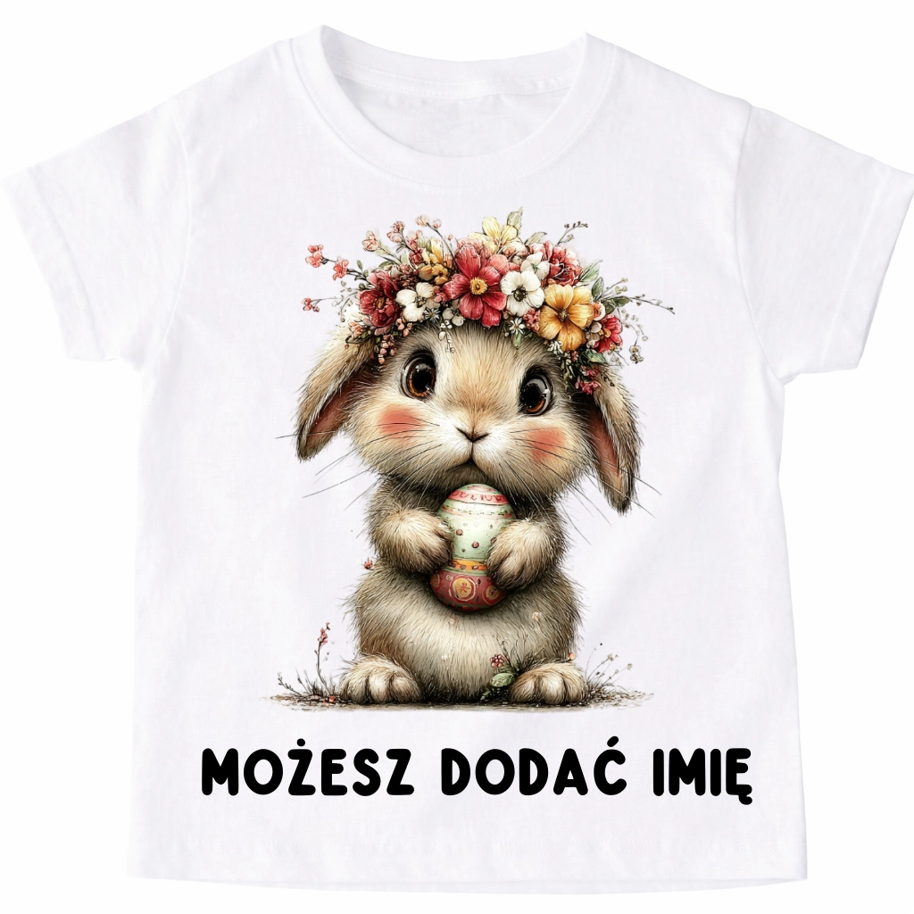 Koszulka z zajączkiem na Wielkanoc - wzór zajączek13