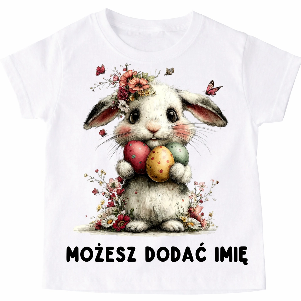 Koszulka z zajączkiem na Wielkanoc - wzór zajączek14