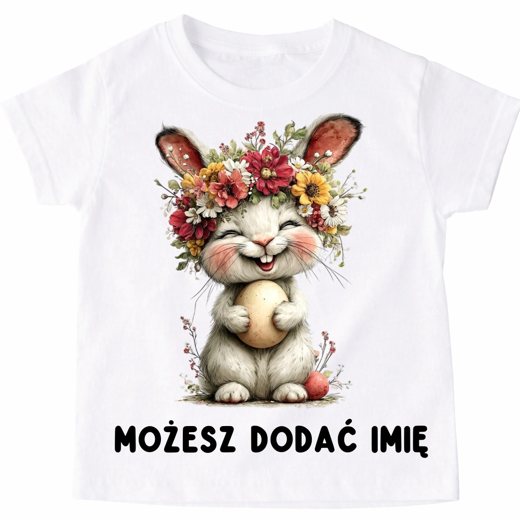 Koszulka z zajączkiem na Wielkanoc - wzór zajączek17