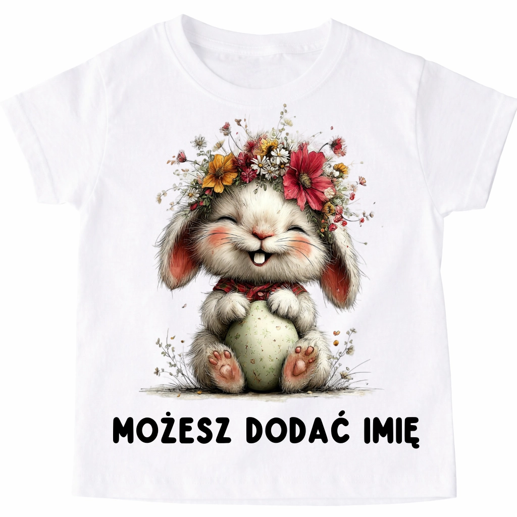 Koszulka z zajączkiem na Wielkanoc - wzór zajączek19