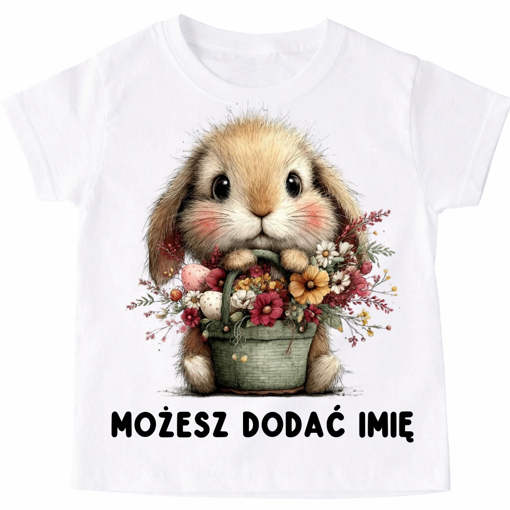 Koszulka z zajączkiem na Wielkanoc - wzór zajączek45