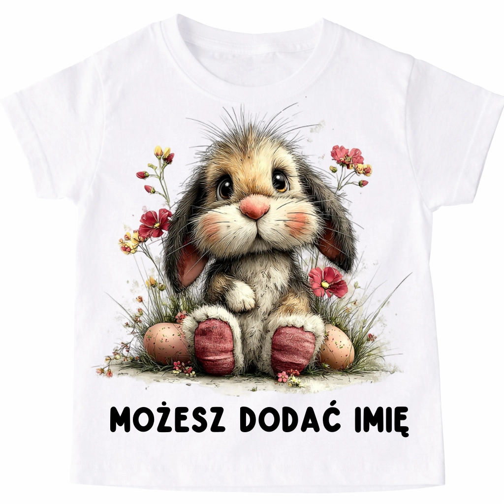 Koszulka z zajączkiem na Wielkanoc - wzór zajączek33