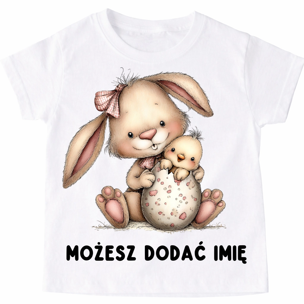Koszulka z zajączkiem na Wielkanoc - wzór króliczek26