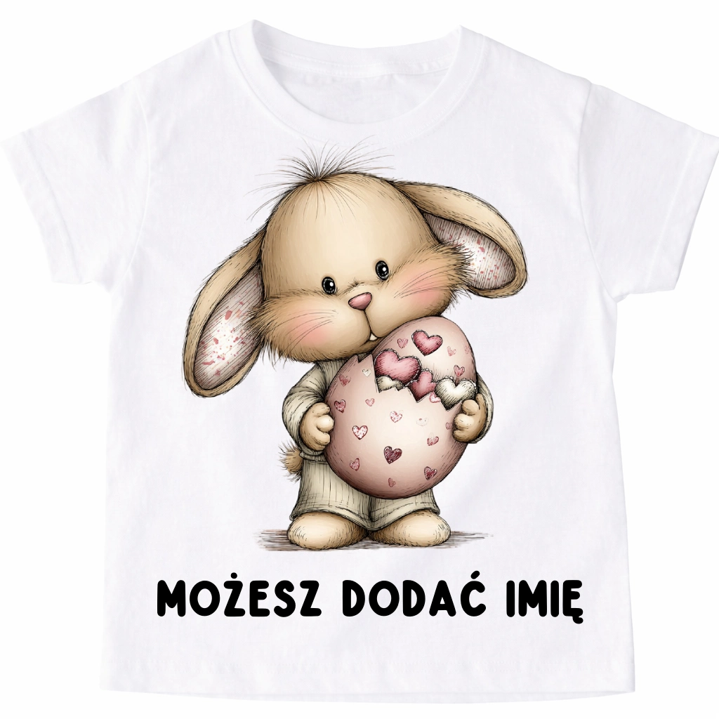 Koszulka z zajączkiem na Wielkanoc - wzór króliczek33