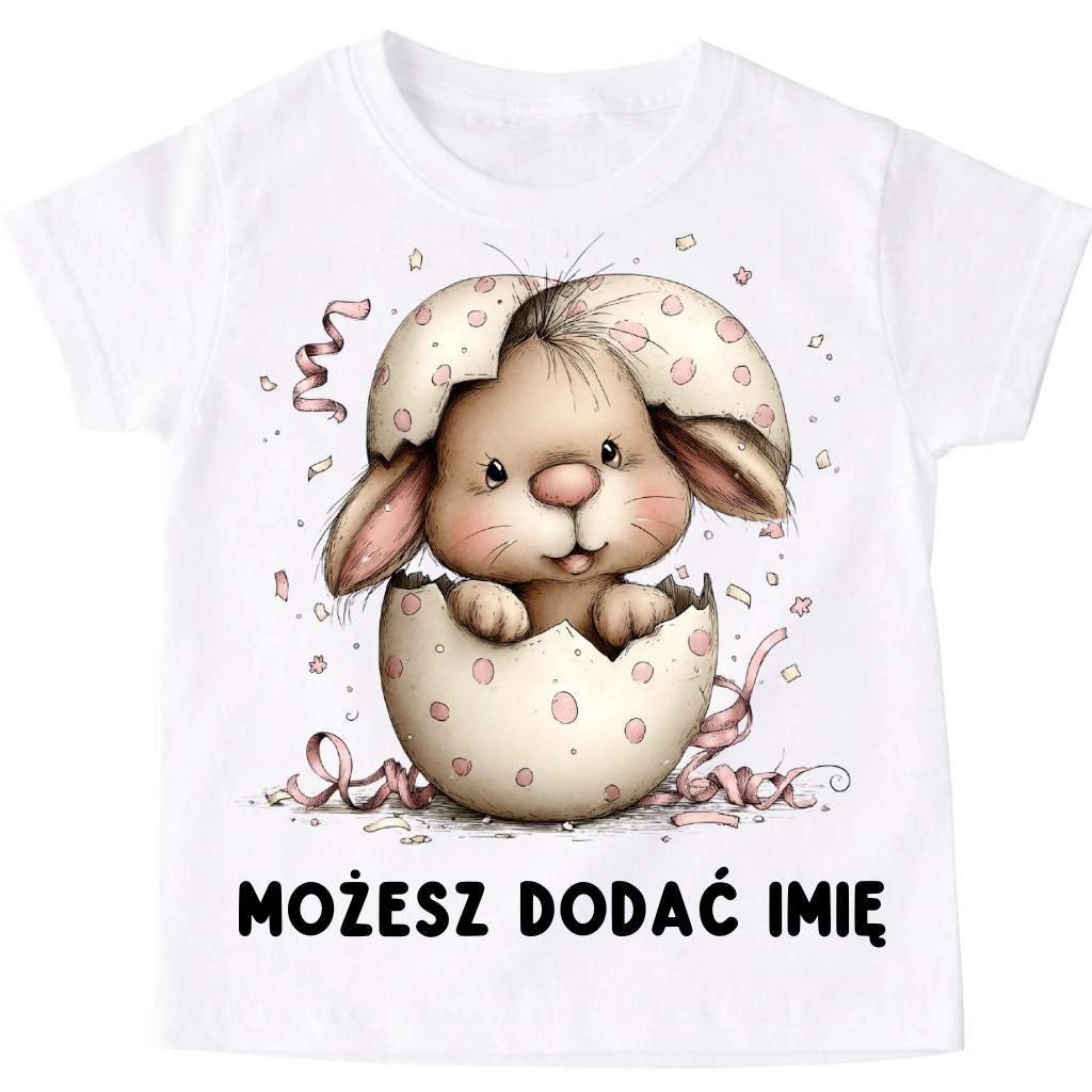 Koszulka z zajączkiem na Wielkanoc - wzór króliczek34