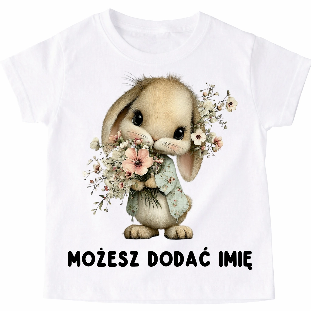 Koszulka z zajączkiem na Wielkanoc - wzór zajączek1