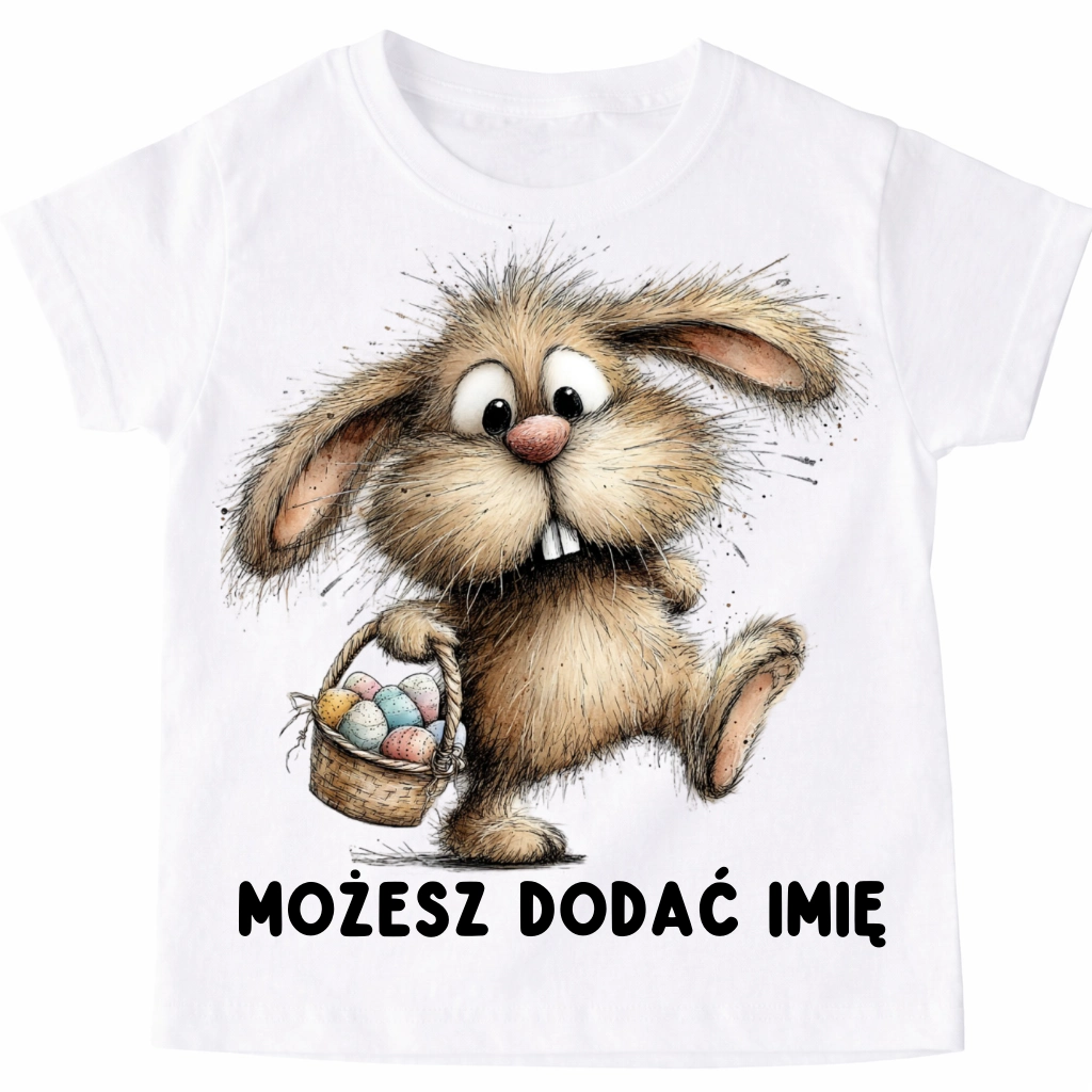 Koszulka z zajączkiem na Wielkanoc - wzór króliczek80 -28