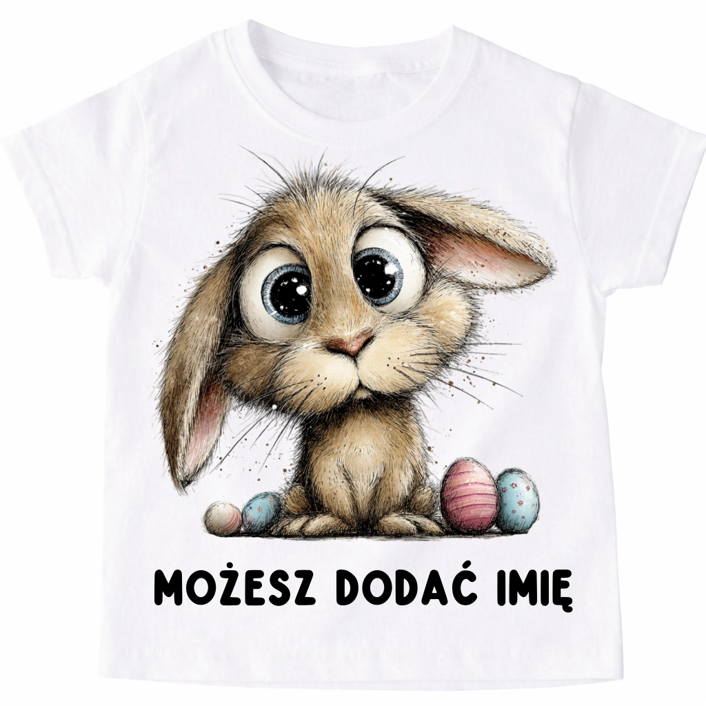 Koszulka z zajączkiem na Wielkanoc - wzór króliczek80-18