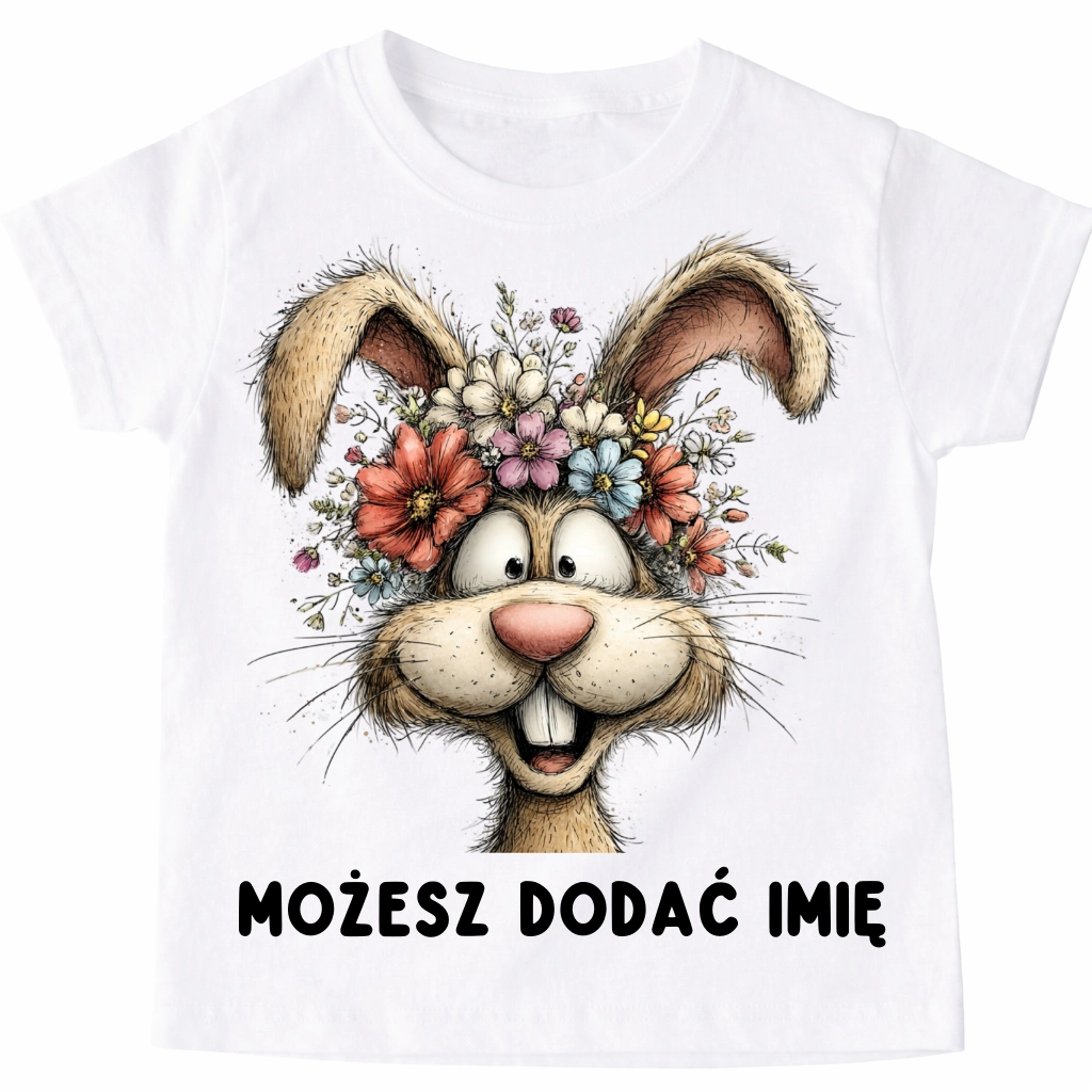 Koszulka z zajączkiem na Wielkanoc - wzór króliczek80-27