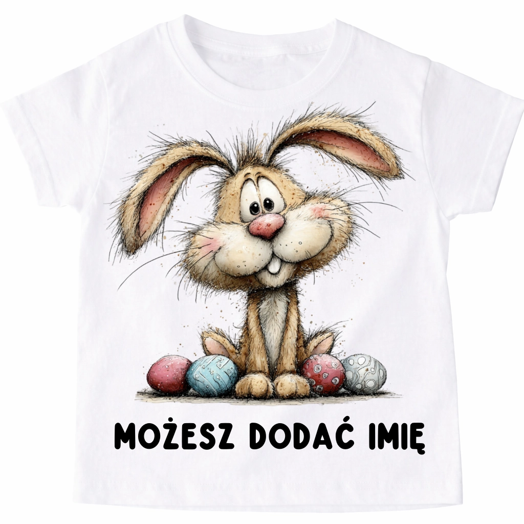 Koszulka z zajączkiem na Wielkanoc - wzór króliczek80-25