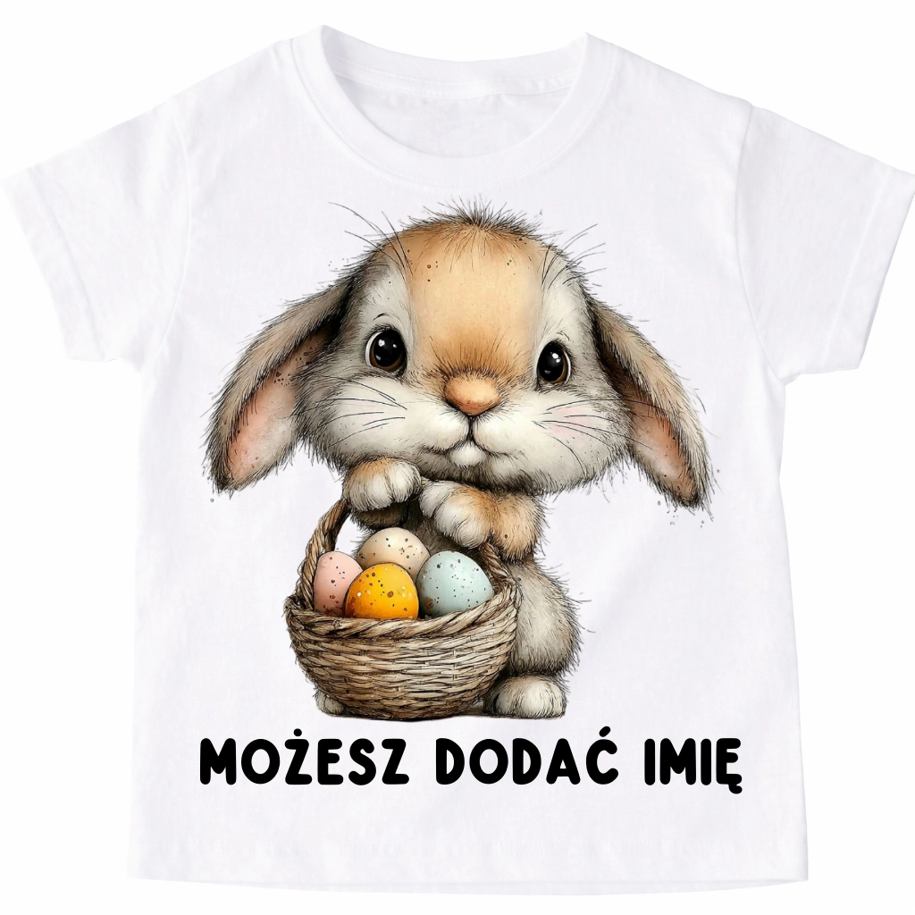 Koszulka z zajączkiem na Wielkanoc - wzór zajączek60-6