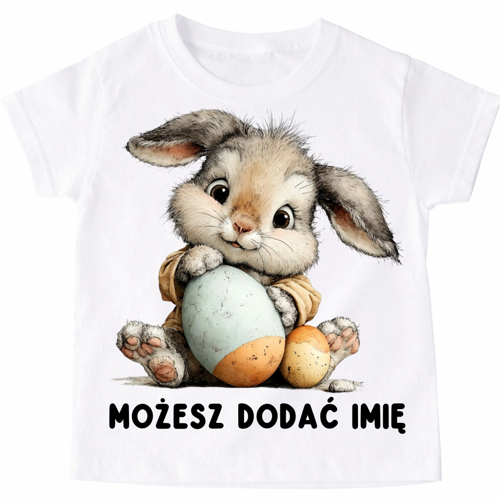 Koszulka z zajączkiem na Wielkanoc - wzór zajączek60-48