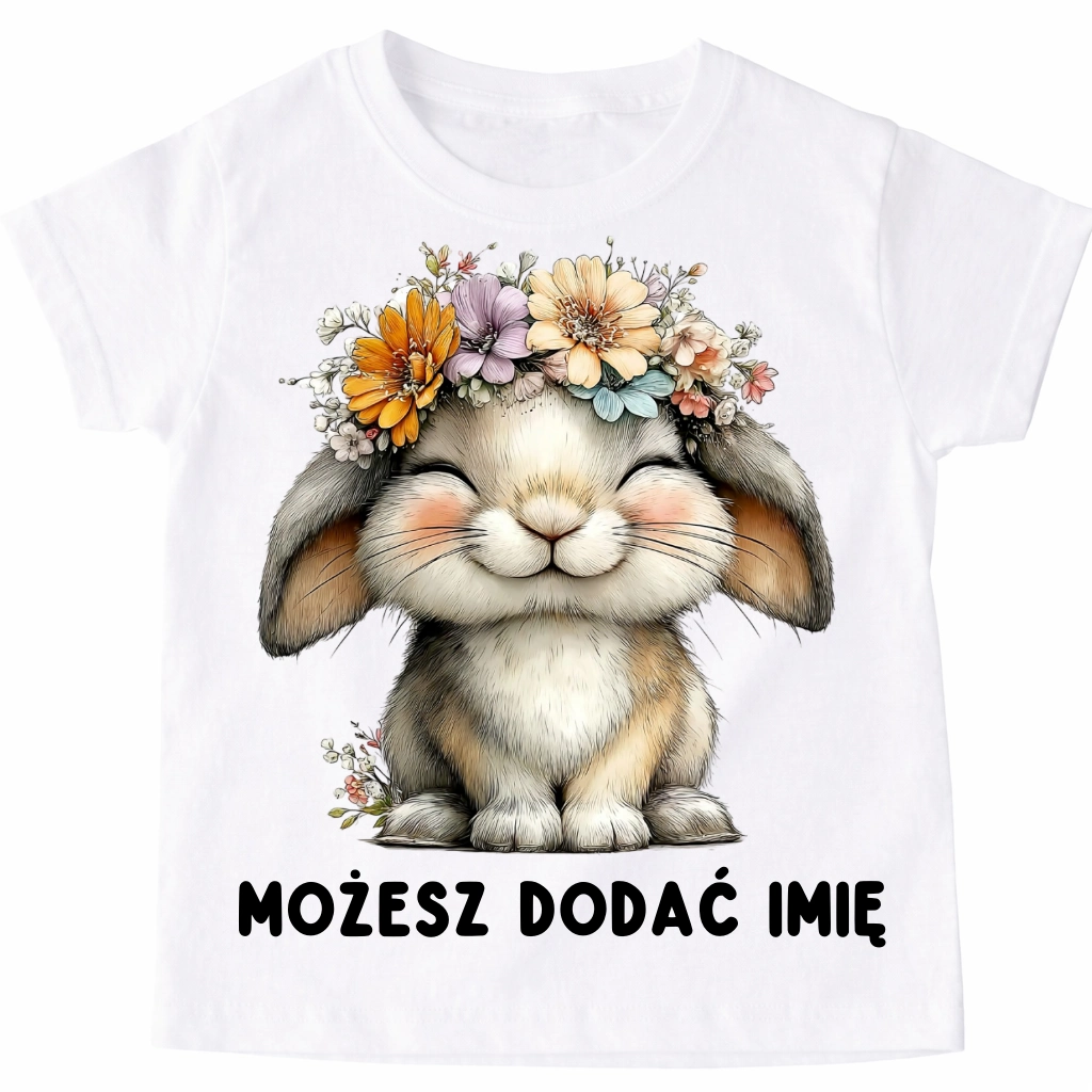 Koszulka z zajączkiem na Wielkanoc - wzór zajączek60-16